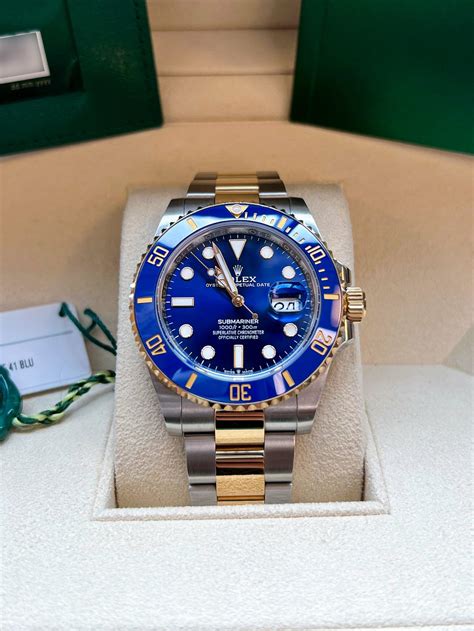 2022 rolex submariner date bi-metal bluesy|rolex submariner 2022 retail price.